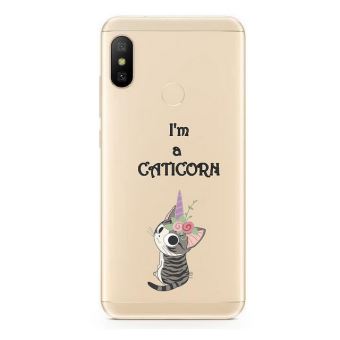 Coque Redmi Note 5 Chat Licorne Cat Cute Kawaii Fleur Caticorn Transparente Etui Pour Telephone Mobile Achat Prix Fnac