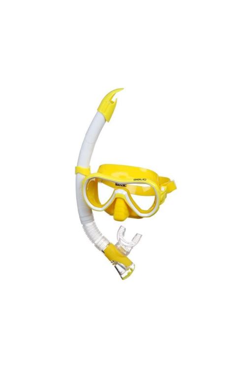 SEAC Masque et Tuba de plongée Giglio - Adulte - Jaune