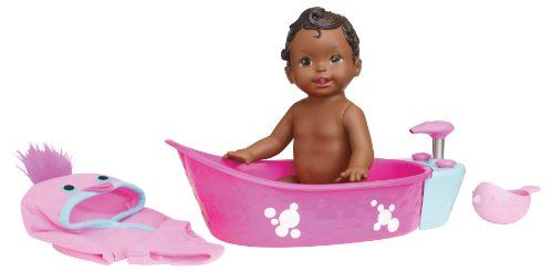 Little Mommy Bubbly Bathtime African-American Doll