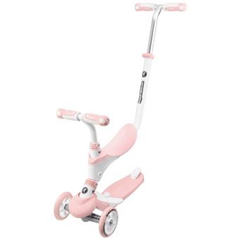 30 Sur Hypermotion Trottinette Evolutive Modulable Pour Enfant De 1 A 5 Ans 5 En 1 Velo Poussoir Repose Pieds Selle Volant Reglable Rose Trottinette Achat Prix Fnac