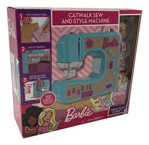 Machine à coudre Barbie avec poupée