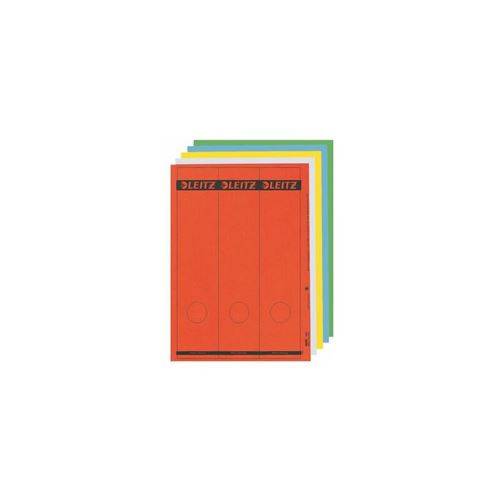 LEITZ Etiquette pour dos de classeur, 61 x 285 mm, jaune