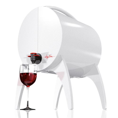 Fontaine de table pour vin en cubi 3L blanc BAG-IN-BOX