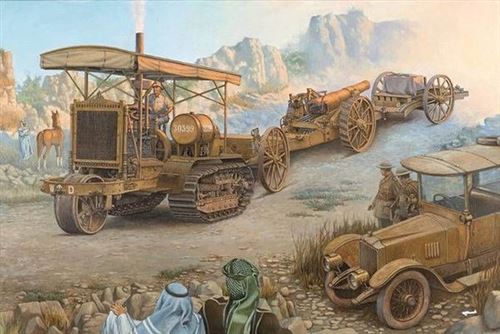 Roden 814 Holt 75 Artillery Tractor w/BL 8"" Howitzer Kit de mod&eacute;lisme