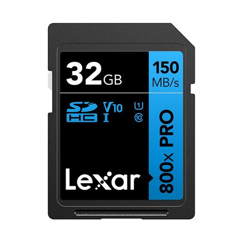 Lexar 800x PRO SDXC UHS-I Card Blue Series 32GB