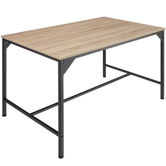 Table à manger ID Market Table console extensible TORONTO 6 personnes 140  cm design industriel