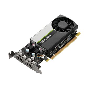 NVIDIA - Carte graphique - T1000 - 4 Go GDDR6 - PCIe 3.0 x16 profil bas - 4 x Mini DisplayPort - 1