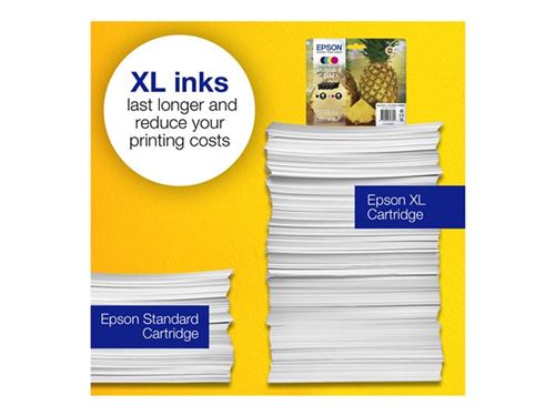 Cartouche d'encre Epson 604 Multipack Easy Mail Packaging - Pack de 4 - XL  - noir, jaune, cyan, magenta - original - blister - cartouche d'encre -  pour Expression Home