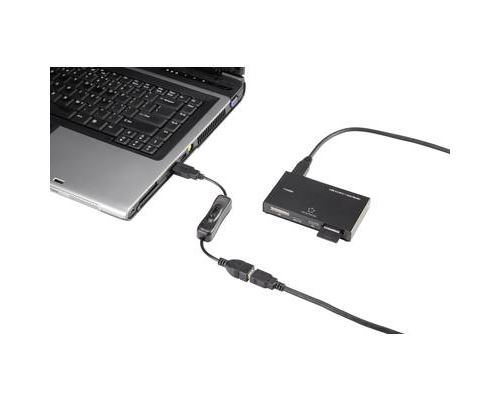 Renkforce Câble USB USB 2.0 USB-A mâle, USB-A femelle 0.25 m noir avec  interrupteur On/Off, contacts dorés RF-3322982 - Câble et connectique HiFi  - Achat & prix