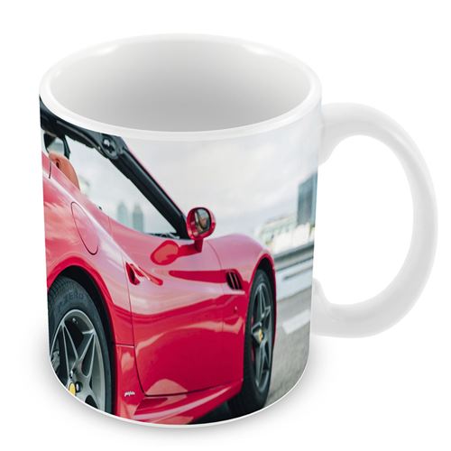 Mug émaillé voiture de sport – personnalisation et création