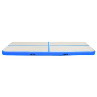 Plateforme flottante gonflable avec pompe fabriquée en PVC bleu et blanc  VidaXL - Habitium®