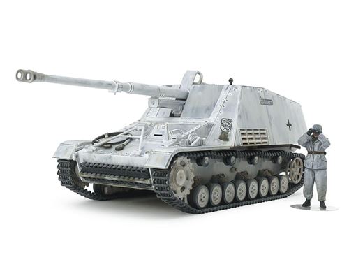 Tamiya 1/48 Militaire Miniature No.100 Allemand Lourd Antichar Nathorn Kit - Image 4