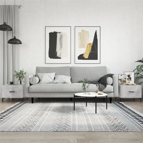 Vidaxl Gris Tables Basses - Béton - Image 2