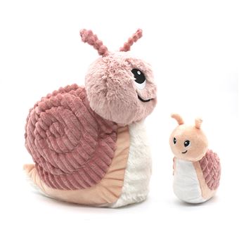 Plush Filou the Octopus mom and her baby pink - Les Ptipotos – Les Déglingos