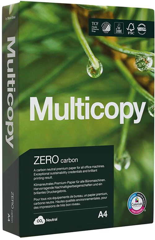 Multicopy Zero Lot de 500 feuilles de papier A4, 80 g/m²