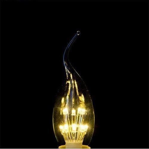 Ampoule Lampe LED forme de flamme multipoints E14