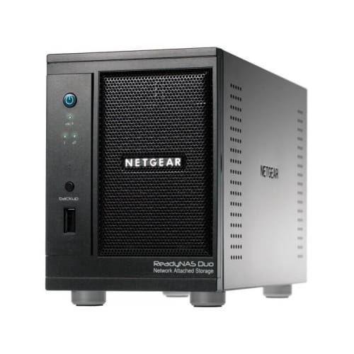 Netgear Readynas Duo Rnd2110 - Serveur Nas - 2 Baies - 1 To - Sata 1.5Gb/S - Hdd 1To X 1 - Ram 256 Mo - Gigabit Ethernet