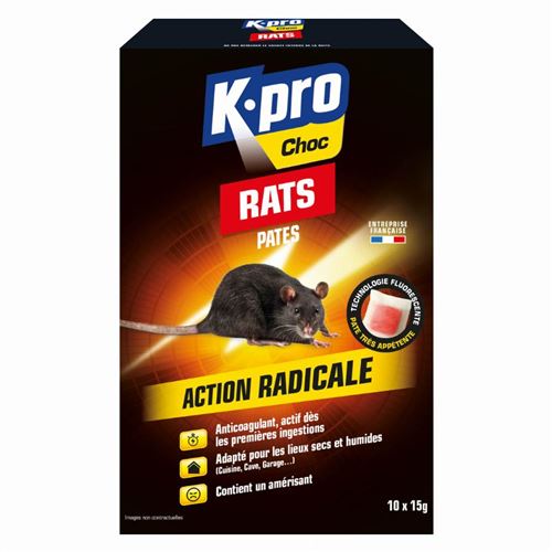 Non Communiqué Pâte Anticoagulante Contre Les Rats Et Les Souris - Sinto - 3248