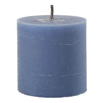 Bougie Pilier Extérieur "Odessa" 13cm Bleu - 1