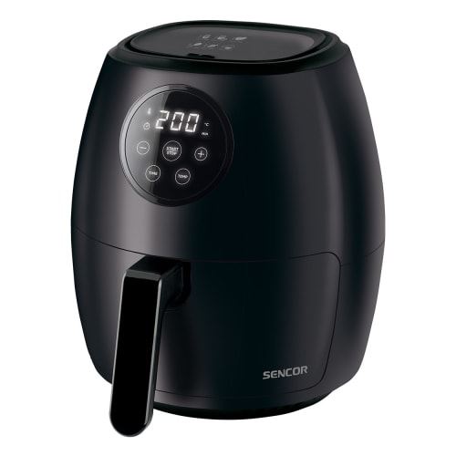 Non Communiqué Noir Friteuse Sencor Sfr 5030Bk 3.5L 1300W 70Db Arrêt Automatique Programmable Plastique
