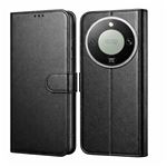 Coque pour Honor Magic 8 Lite 5G - Portefeuille Noir Rabat Clapet Aimanté Rangement Cartes Phonillico®