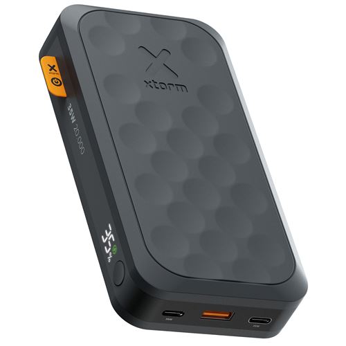 xtorm Fuel Series 5 - Banque d'alimentation - 20000 mAh - 35 Watt - PD, QC 3.0 - 3 connecteurs de sortie (USB, 2 x USB-C) - noir