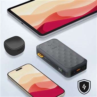Batterie Externe Xtorm Fuel 5 Series 35W, 20 000mAh, 2x USB-C PD / 1x USB-A, Adapté aux voyages en avion, Compatible pour Samsung ou Android et iPhone ou Apple, Midnight Black
