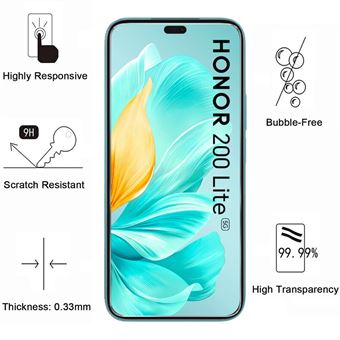 Verre trempé pour Honor 200 Lite 5G 6.7+ Verre trempé camera arrière protecteur-Film Protection en Verre Trempé - Yuan Yuan - Informatique