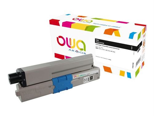 OWA - Noir - compatible - remanufacturé - cartouche de toner (alternative pour : OKI 44973536) - pour OKI MC332dn, MC342dn, MC342dnw, MC342w; C301dn, 321dn