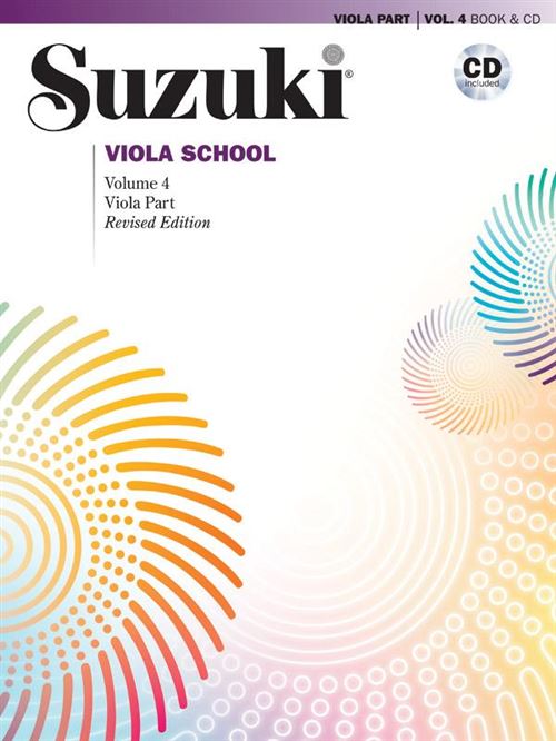 Alfred Publishing Suzuki - Viola School Vol.4 - Alto + Cd Alto