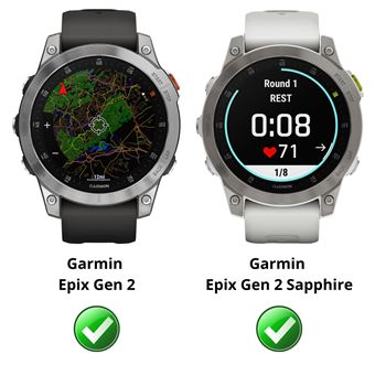 Lot De 3 Protections écran Verre Trempé Pour Garmin Vivoactive 6 - Bord Aluminium, Anti-rayures - 3