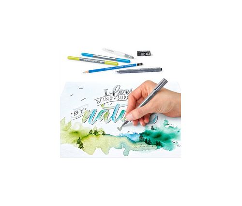 STAEDTLER Kit aquarelle & de calligraphie Watercolor