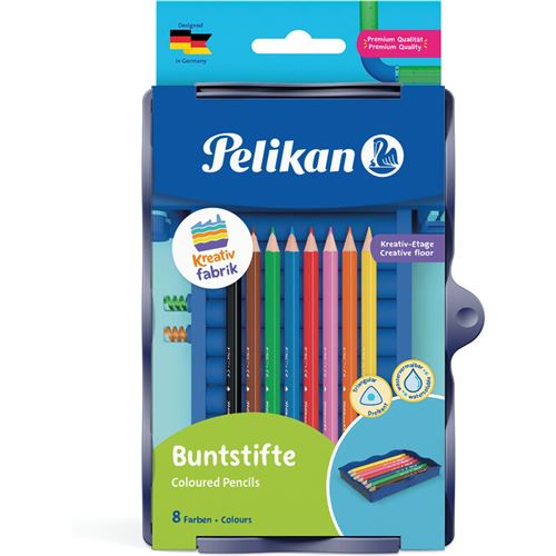 Pelikan Kreativfabrik Crayon de couleur, 8 couleurs