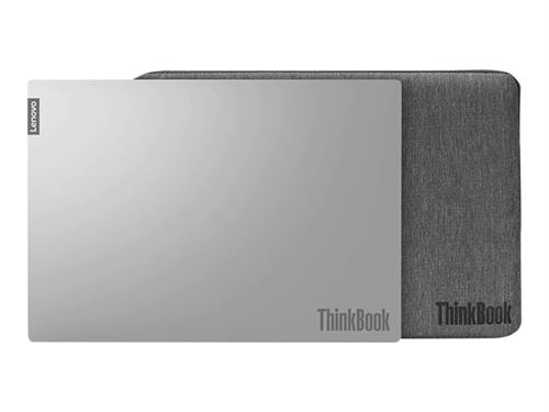Lenovo ThinkBook - Housse d'ordinateur portable - 14 - gris - pour ThinkBook 14p G2 ACH; ThinkCentre M75t Gen 2; ThinkPad X13 Gen 1; X13 Yoga Gen 2