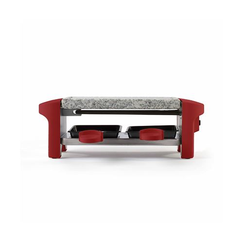 Livoo Rouge Appareil À Raclette Pour 2 Personnes Doc156rc 350 W Chili - Image 3