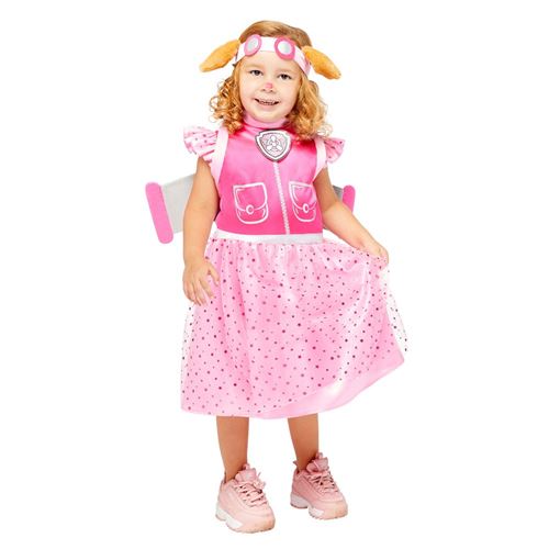 AMSCAN D&eacute;guisement enfant Stella Pat'patrouille Deluxe Taille 4-6 ans Rose