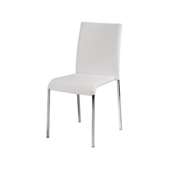 Chaise " Easy " - Blanc - Lot de 2 - 1