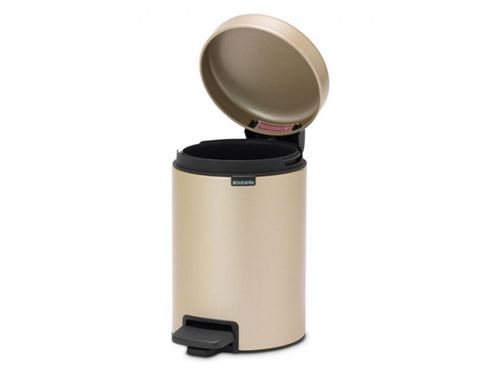 Poubelle Newicon 3l champagne - Brabantia - Or - Plastique
