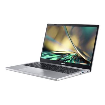 PC Portable Acer Aspire 3 15 A315-24P 15.6" AMD Ryzen 5-7520U 8 Go RAM 512 Go SSD Argent pur