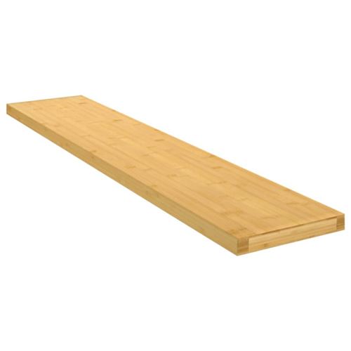 Vidaxl Etagère Murale 100X20x2,5 Cm Bambou - Image 2