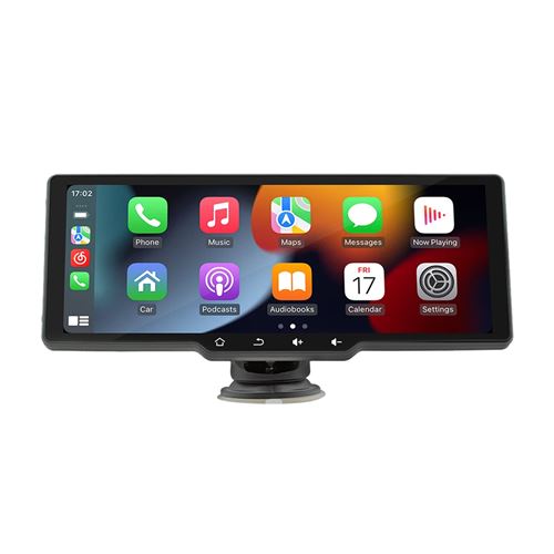 Avizar Écran Voiture Tactile 9.38 pour CarPlay Android Auto sans fil Noir