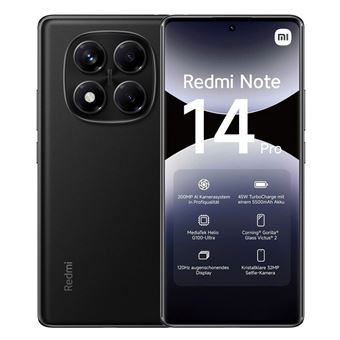 Xiaomi Redmi Note 14 Pro 4G 12Go RAM 512Go Noir - 1