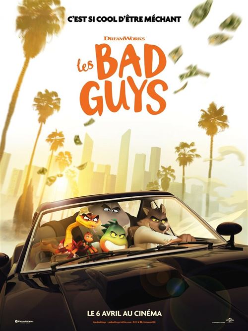 Affiche de Cinéma Originale - Les Bad Guys - 2021 - Dreamworks - 116x158cm