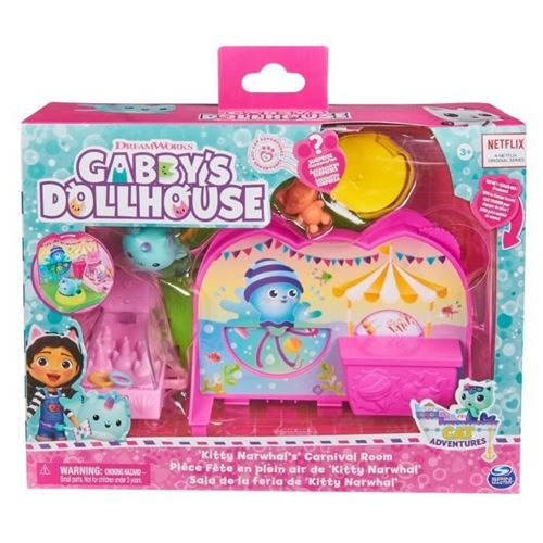 Non Communiqué Gabby Et La Maison Magique - Playset Deluxe Le Carnaval - 1 Figurine + Accessoires