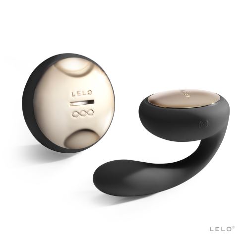 LELO IDA Vibreur à Télécommande pour Couple avec Vibrations et Rotations, Black