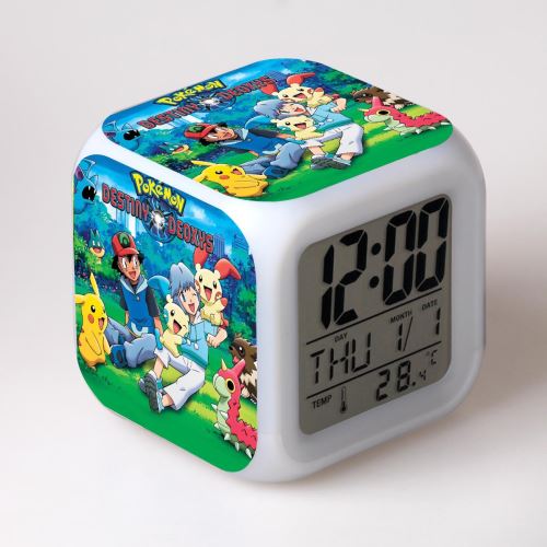 Réveil enfant LED Multifonctionnel Coloré - Pokemon #42