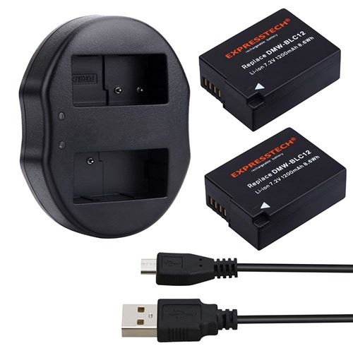 BLC12 Batterie et USB Chargeur pour G7 G6 G5