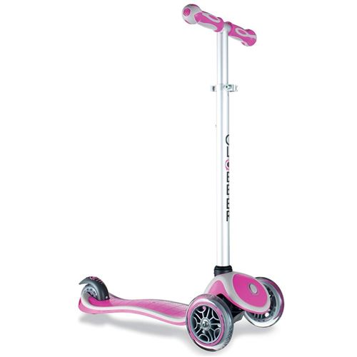 Globber Primo Plus - Trottinette Enfant 3 Roues - Rose