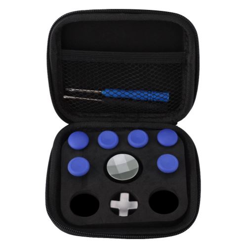 14PCS / Set Poignée Boutons Remplacer La Clé Du Contrôleur Kit Pour XBOX ONE ELITE / PS4 / Commutateur (Bleu)