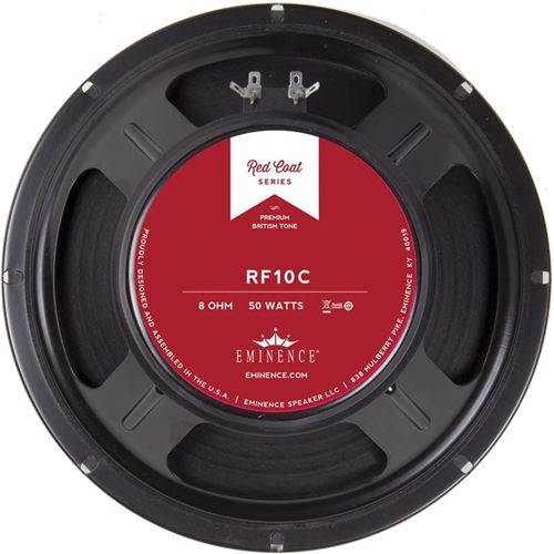 Eminence Red Coat Red Fang 10CA haut-parleur 10 pouces 50 watts 8 ohms